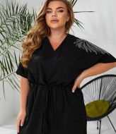 Платье с кулиской на талии MOV-167A480