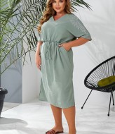 Платье с кулиской на талии MOV-167A480