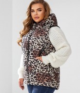 Леопардовая жилетка MOV-608A5500