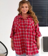 Женская клетчатая рубашка NU-1462A19