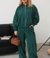 Вельветовый брючный костюм женский ET-8860A700