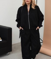 Вельветовый брючный костюм женский ET-8860A700