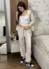 Велюровый костюм с капюшоном MIK-1795A950