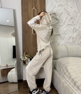 Велюровый костюм с капюшоном MIK-1795A950