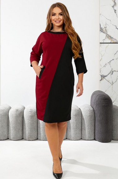 Платье осеннее миди  BAB-267A500