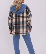 Спортивный костюм с рубашкой в клетку VIA-202A35 Спортивный костюм с рубашкой в клетку VIA-202A35