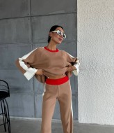 Вязаный брючный костюм AMU-1030A1050