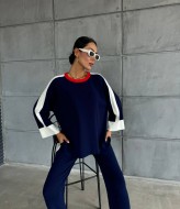 Вязаный брючный костюм AMU-1030A1050 Вязаный брючный костюм AMU-1030A1050