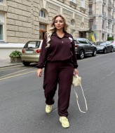 Вельветовый спортивный костюм женский MT-385A650