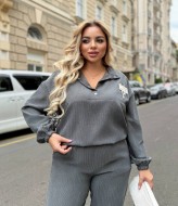 Вельветовый спортивный костюм женский MT-385A650