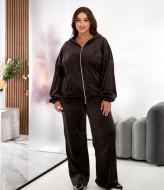 Женский велюровый спортивный костюм  YBY-890A680 Женский велюровый спортивный костюм  YBY-890A680