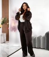Женский велюровый спортивный костюм  YBY-890A680