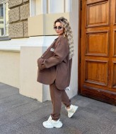 Вельветовый костюм с рубашкой  VIA-295A650 Вельветовый костюм с рубашкой  VIA-295A650