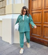 Вельветовый костюм с рубашкой  VIA-295A650 Вельветовый костюм с рубашкой  VIA-295A650