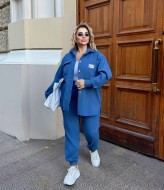 Вельветовый костюм с рубашкой  VIA-295A650 Вельветовый костюм с рубашкой  VIA-295A650