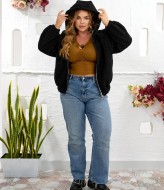 Жіноча куртка Тедді з капюшоном YS-2194A680B750