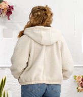 Жіноча куртка Тедді з капюшоном YS-2194A680B750