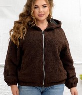 Жіноча куртка Тедді з капюшоном YS-2194A680B750