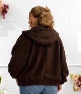 Жіноча куртка Тедді з капюшоном YS-2194A680B750