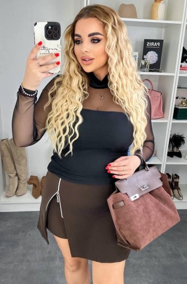 Женская юбка шорты INS-464A650