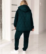 Костюм с жилеткой женский теплый  LZ-M1208A1250