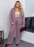 Жіночий вовняний костюм бомбер і штани AD-7855.1A380