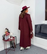 Женское длинное кашемировое пальто  AD-7858.1A550