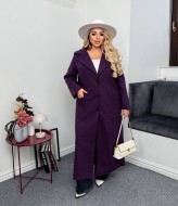 Женское длинное кашемировое пальто  AD-7858.1A550