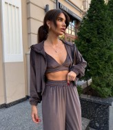 Велюровый костюм тройка  BB-014A690