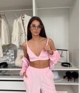 Велюровый костюм тройка  BB-014A690