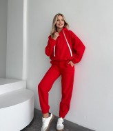 Спортивный флисовый костюм женский  ZLA-285A650