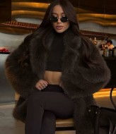 Эко мех шуба ANN-610A1800