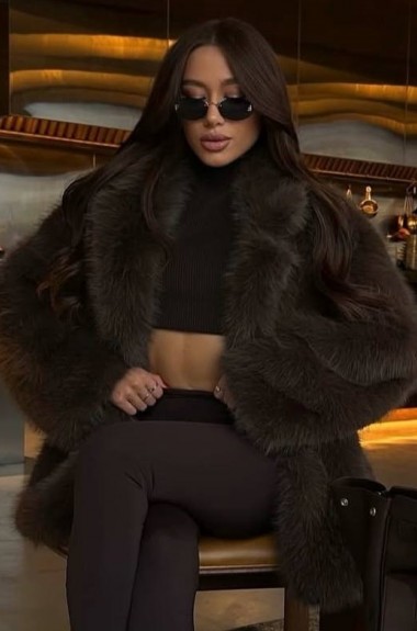 Эко мех шуба ANN-610A1800 Эко мех шуба ANN-610A1800