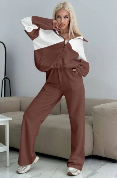 Костюм спортивный женский на флисе  ACHK-1980A700