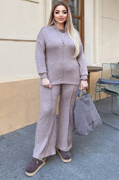 Теплый брючный костюм женский  VK-061A800