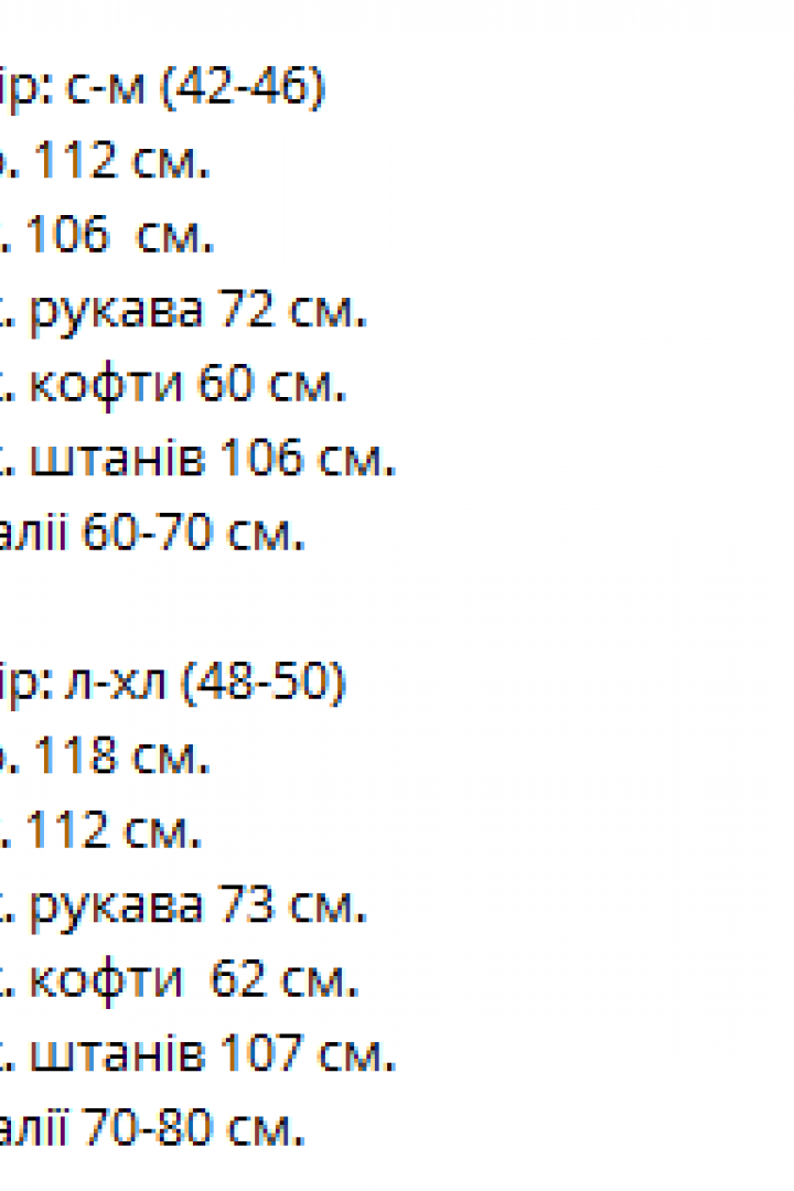 Теплый спортивный костюм женский на флисе VM-10523A550