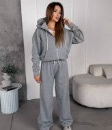 Теплый спортивный костюм женский на флисе VM-10523A550