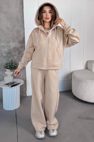 Теплый спортивный костюм женский на флисе VM-10523A550 Теплый спортивный костюм женский на флисе VM-10523A550