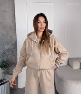 Теплый спортивный костюм женский на флисе VM-10523A550