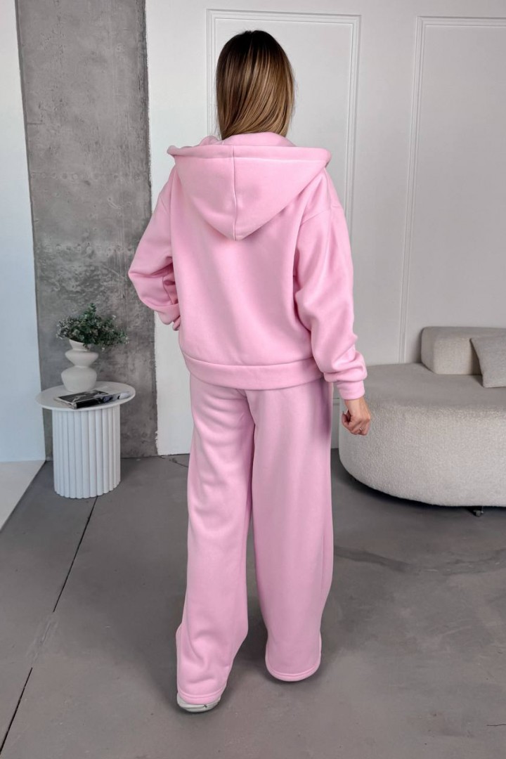 Теплый спортивный костюм женский на флисе VM-10523A550