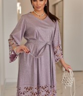 Нарядное платье с перфорацией VOJ-979A680