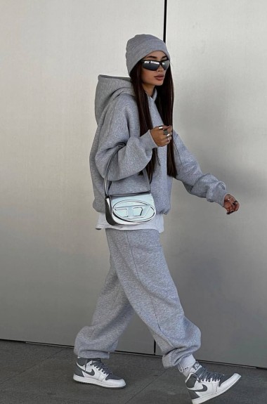 Теплый костюм на флисе женский DMP-R1158A440