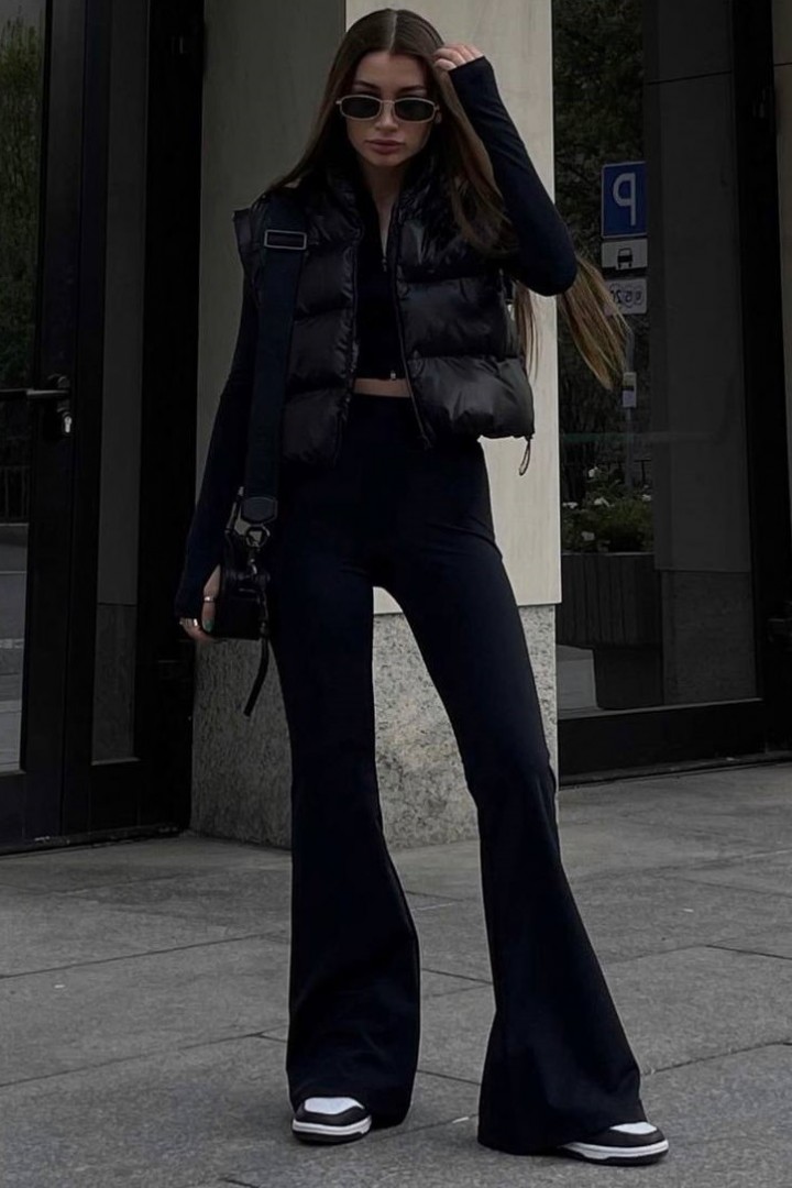 Тепленькие клешовые лосинки DMP-R937A240