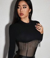 Елегантне боді з довгим рукавом LSA-760A350