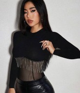 Елегантне боді з довгим рукавом LSA-760A350