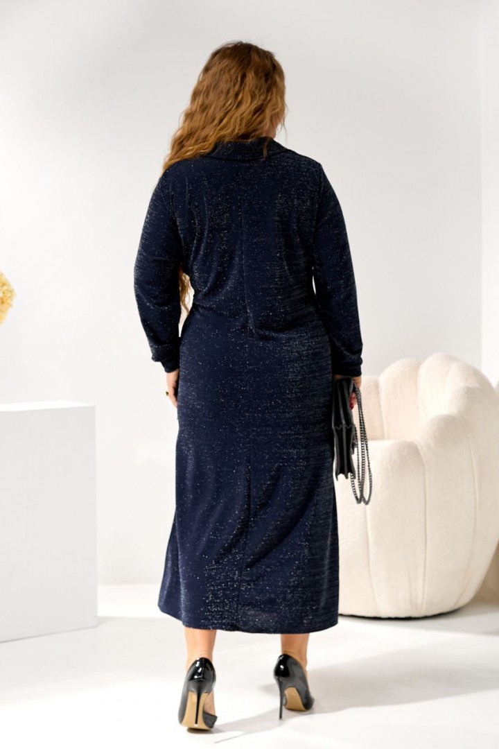 Платье с оригинально вшитым поясом TAS-731.1A760