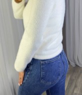 Ангоровая короткая кофта KG-182A420