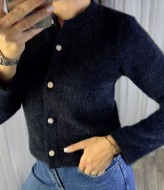 Ангоровая короткая кофта KG-182A420