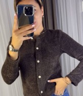 Ангоровая короткая кофта KG-182A420