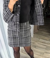 Костюм жакет прямого кроя и юбка KG-385A750